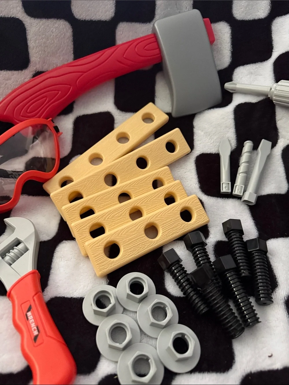 Kids Construction Tool Set with Helmet & Accessories